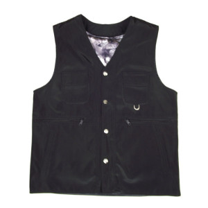 羊皮毛内胆活里活面休闲男士毛坎肩马夹加绒加厚背心可洗