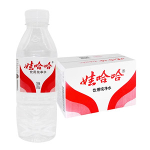 娃哈哈纯净水350ml*24瓶整箱便携装饮用水非矿泉水特价