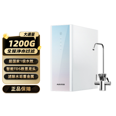 奥克斯(AUX)智能款大通量1200加仑净水器智能龙头(上门安装)K1000智能款