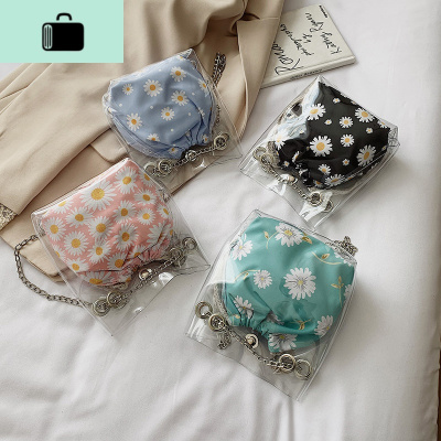 春夏透明果冻小包包女2020流行新款时尚百搭单肩包洋气链条斜挎包NEW LAKE女斜挎包