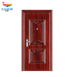彩鲸(CAIJING)CJ-FDDK11防盗门安全门钢质家用门进户门大门别墅入户门 酒红色