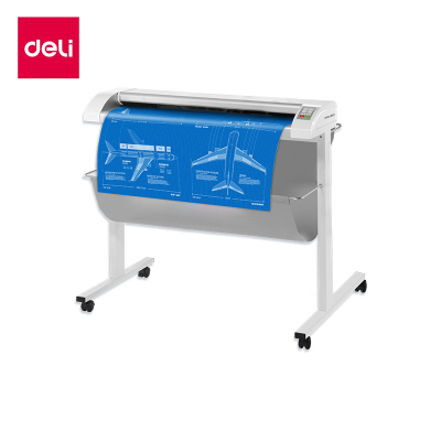 得力(deli)DL3690国产大幅面扫描仪36英寸 A0幅面商用专业彩色工程绘图建筑图纸档案蓝图
