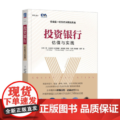 投资银行 估值与实践 简·菲比希等 著 金融与投资