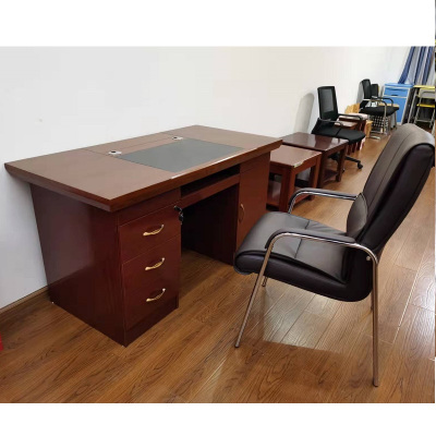 首指(SZ)油漆板木皮1.4米办公桌椅/SZ-1407ZY