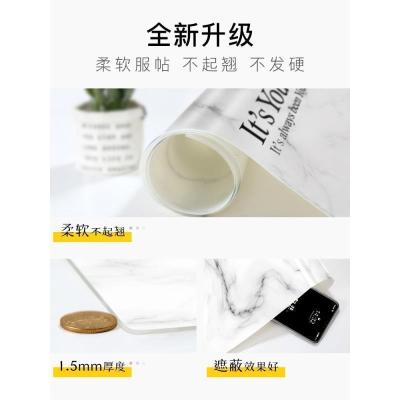 美帮汇桌布防水防油免洗轻奢北欧大理石pvc隔热餐桌垫茶几垫子防烫厚