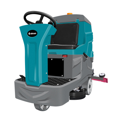 亚伯兰(abram)A800E铅酸款 驾驶式双刷盘洗地机 工厂商用拖地机物业保洁工业洗地机