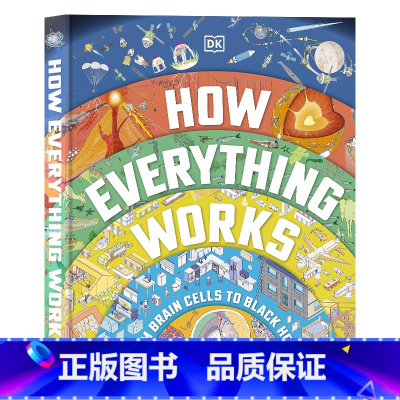 [正版]DK万物如何运作 英文原版 How Everything Works 图拆解万物大百科全书精装大开青少年英语课