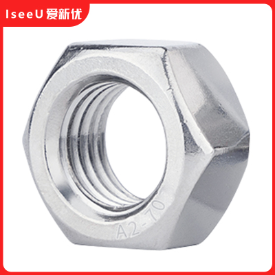 爱新优螺帽 不锈钢六角螺母A2-70 304# M18(个)