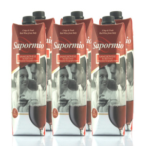 意美斯 干红葡萄酒利乐包装1L*6盒 意大利原装原瓶进口红酒