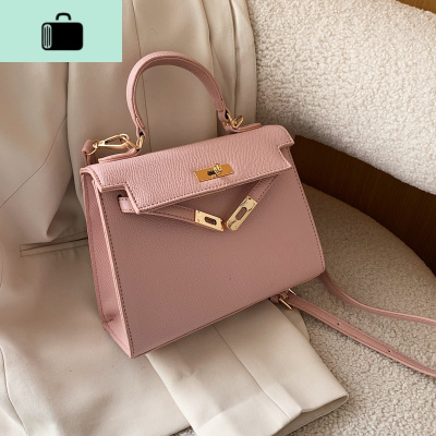 高级感包包洋气女包2020流行新款潮时尚斜挎包百搭单肩手提凯莉包NEW LAKE女斜挎包