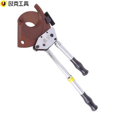 欧克(Ouke)棘轮式电缆剪剪线钳电工断线钳J-95 OK-3773把