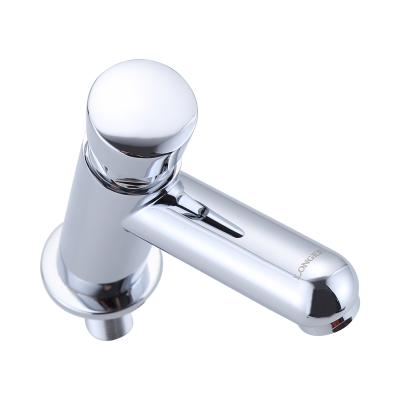 LONGER龙尔洁具 全铜单冷延时龙头手按压式延时脸盆龙头公共场所洗手盆水龙头 DN15 LE-8704