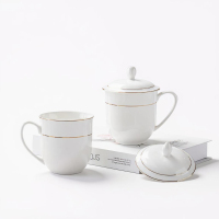 誉雀 T50 金边会议杯 茶杯 (计价单位:个)白色