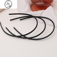 JiMi3个装超细磨砂发箍带齿发饰韩国头箍黑色碎发卡子简约百搭头饰女
