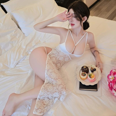 长夜漫漫情趣内衣性感内衣开叉裙收腰长裙夜店公主诱惑连衣裙1833