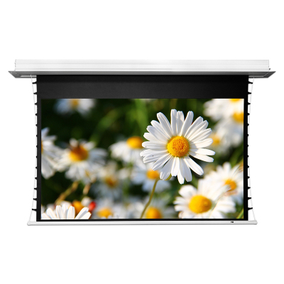 经科JK电动遥控拉线投影幕布H3-FI/2t IC高清玻纤天花幕96寸16:9