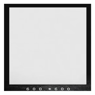 华煜集成吊顶板0.6m*0.6m*0.7mm厚度 白色一块 不含安装和配件(30块起订)