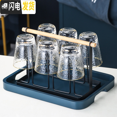 三维工匠英式下午花茶套装透明家用玻璃水果茶壶茶具北欧茶杯杯子可加热 玻璃花茶茶具8件套[271]配6勺子