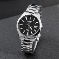 卡西欧男生手表EDIFICE简约三针商务休闲钢带男表石英表EFV-160D