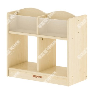 华森葳儿童家具 实木系统图书柜 双面系统图书柜