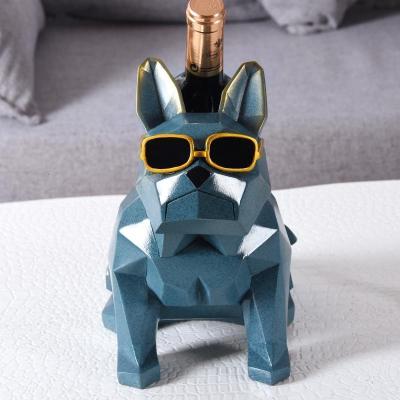 美帮汇创意红酒架酒柜装饰品摆件北欧现代简约客厅电视柜家居欧式小摆设