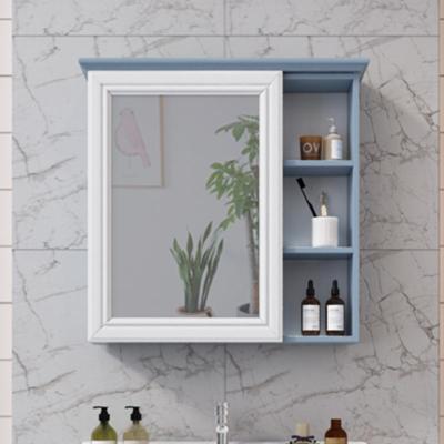 浴室镜柜挂墙式卫生间梳妆镜子收纳一体带置物架洗手间洗漱台镜箱