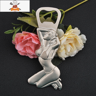 创意个性啤酒开瓶器美女复古欧式风情磁吸冰箱贴开瓶器家用酒起子 敬平 K40-美女开瓶器