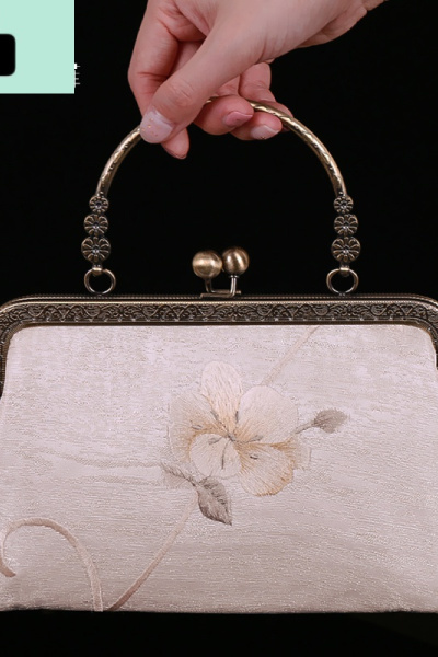 复古中国风中式包包搭配旗袍手提包女古风汉服小包古装刺绣手拎包NEW LAKE