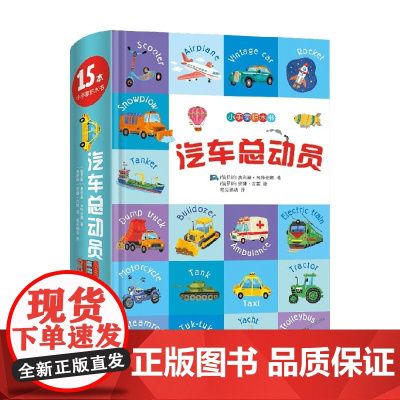 小手掌积木书 汽车总动员 2-6岁 奥利嘉·乌特金娜 著 幼儿启蒙