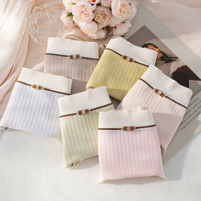 轻氧盐系~花边无痕女士内裤日系温柔风内裤女纯棉女生内裤