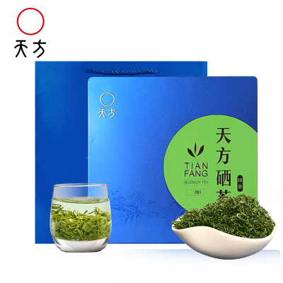 [天然含硒]2025年新茶春茶安徽天方茶叶 500g一级硒茶绿茶 烘青绿茶春茶 雨前高山茶 茶叶礼盒装年货茶礼盒石台硒茶