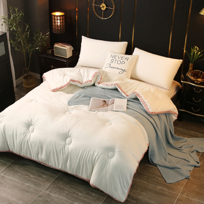 纯色8斤磨毛大豆纤维春秋被1.8*2.2m