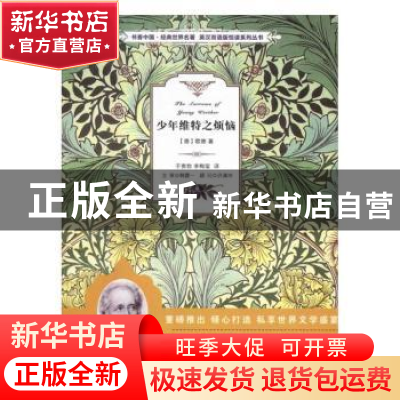 正版 少年维特之烦恼 (德)歌德著 敦煌文艺出版社 9787546812335