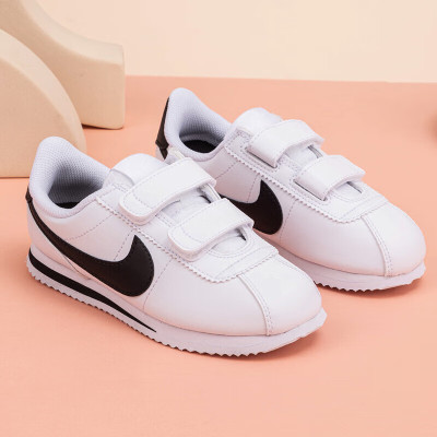 耐克男女儿童鞋耐克CORTEZ时尚轻便透气运动跑步魔术贴休闲鞋 904767-102