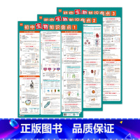 初中生物知识盘点挂图(3张) [正版]初中生物知识盘点挂图知识点汇总海报梳理分类汇总生物实验墙画七八九年级
