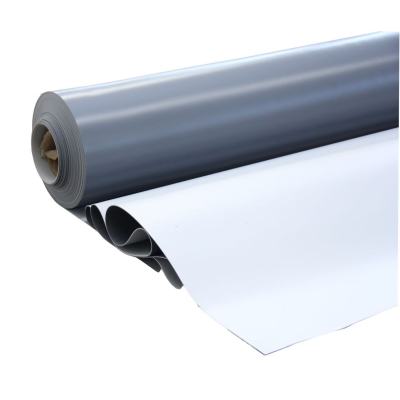 正恒(ZHENGHENG)双面高强度聚氯乙烯(PVC)防水卷材(灰白色)门幅2M,长度50M,厚度1.05mm