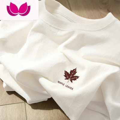 七斓美式复古甜美风奶油杏色短袖t恤女内搭打底衫夏季上衣ins