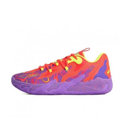 彪马(Puma)篮球实战鞋男款低帮缓震透气专业运动训练PUMA签名款MB