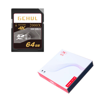 杰储(GCHUL) SD1000 64G SD卡 存储卡 (计价单位:张) 灰色