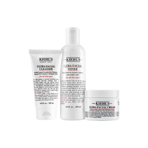 Kiehl’s/科颜氏高保湿三步骤套装(高保湿水250ml+洁面150ml+面霜125ml)三重保湿锁水