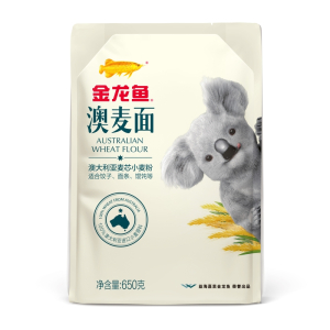 金龙鱼澳大利亚麦芯小麦粉650G 家用饺子面条包子馒头馄饨专用面粉