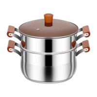 翰乐 HL-RS22不锈钢蒸汤锅-24cm