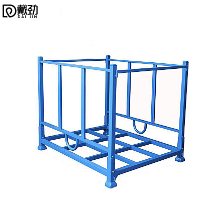 戴劲仓库插管堆垛架巧固架堆叠冷库货架高架码垛架布料架折叠无底双拉杆1200*1500*1250mm