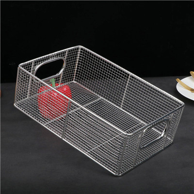 小窝厘 不锈钢网篮提孔滤水架长方形网筐