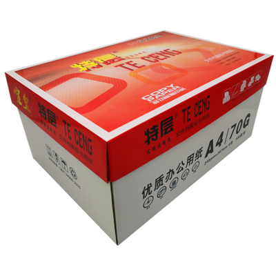 宣皇 特层打印纸a3多功能白纸草稿纸学生儿童用纸白色办公用品复印纸绘画纸 特层A3 80G 4包/箱