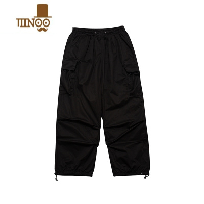 YANXU特大码300斤多口袋工装裤男装国潮美式设计感嘻哈宽松休闲裤长裤2