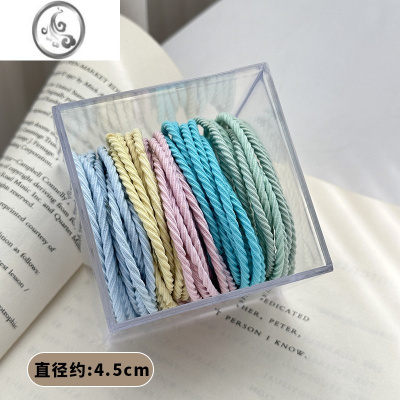 JiMi头绳女简约气质橡皮筋扎头发圈2023新款高马尾发绳头饰高弹力皮套