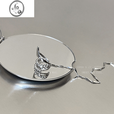 JiMi无耳洞耳骨夹耳挂女新款酷个性流苏精灵耳饰显脸小高级感耳夹耳环