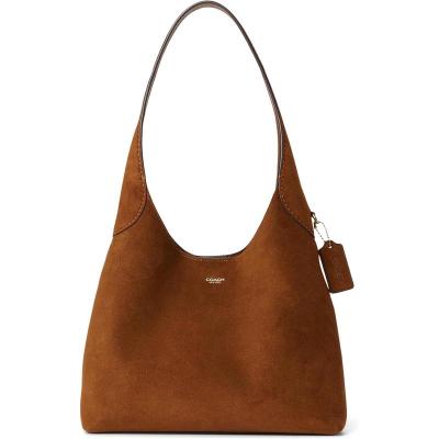 COACH女手提包磁扣单肩包Brooklyn肩带真皮包通勤休闲