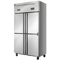瑞宇商用四门冷藏冷柜1200*750*1960mm/温度范围-2~12℃/220V
